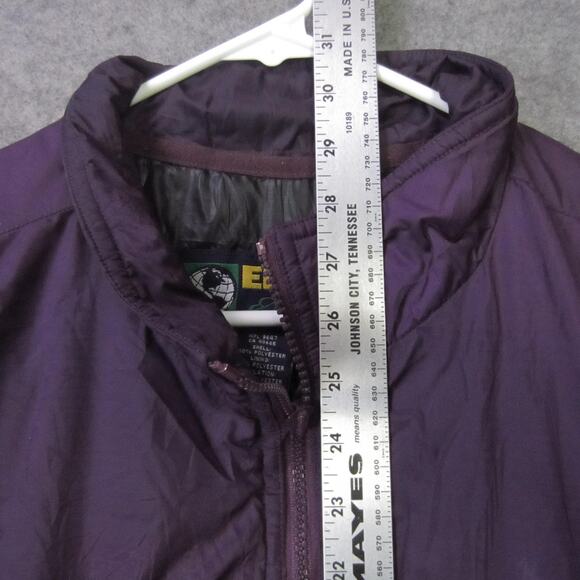 Vintage Eddie Bauer EBTEK Jacket Mens XL Purple Pullover Anorak Windbreaker 90s - Picture 6 of 11
